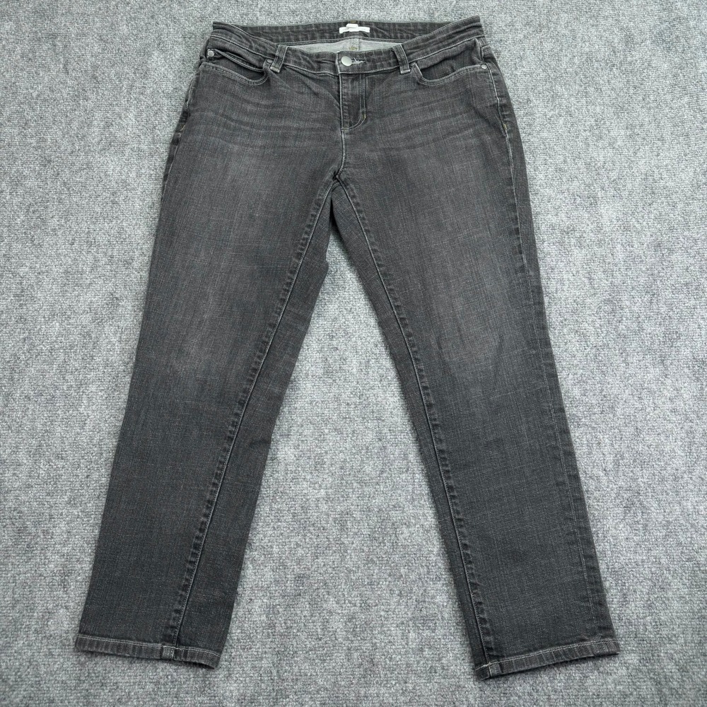 Eileen Fisher Jeans Womens 8P (Fits 32x25) Crop Organic Cotton Stretch Twill USA